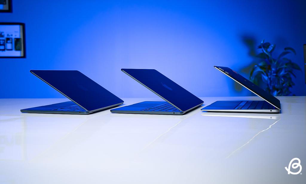 MacBook Air M3 vs M2 vs M1 Side Panel