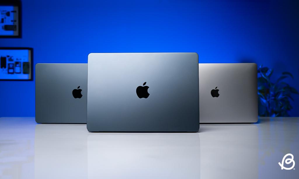 MacBook Air M3 vs M2 vs M1 Top Lid