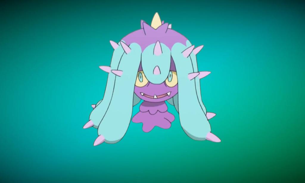 Mareanie as seen in the Pokemon anime