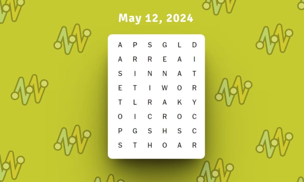 NYT Strands Hints, Spangram, and Answers for May 12, 2024
