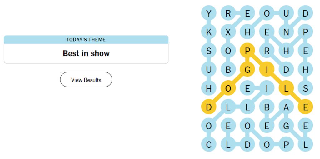 NYT Strands Hints, Spangram, and Answers for May 13, 2024