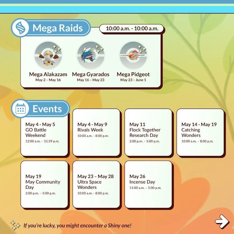 May 2024 Pokemon GO Infographic 3