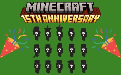 Free Character Creator items you can get for Minecraft 15th anniversary event