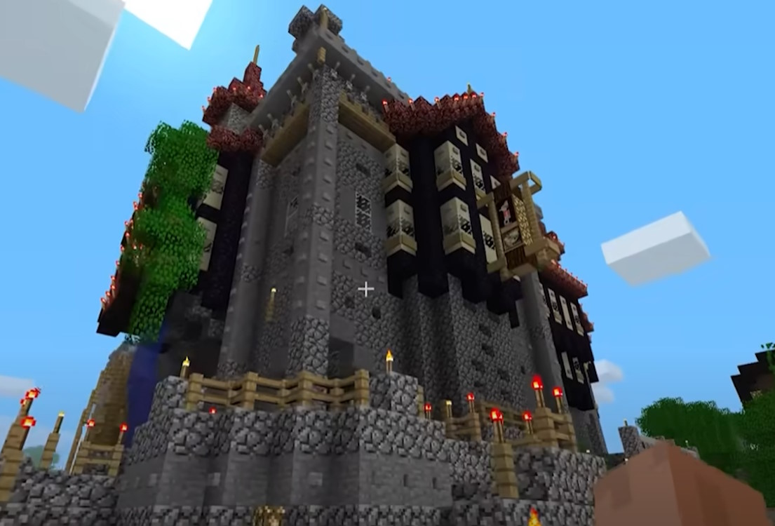 Building made of simple resources