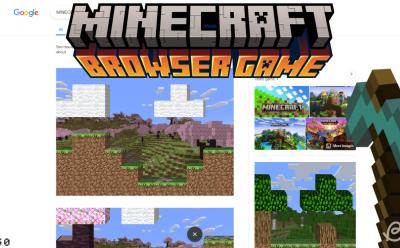 Free interactive browser Minecraft game