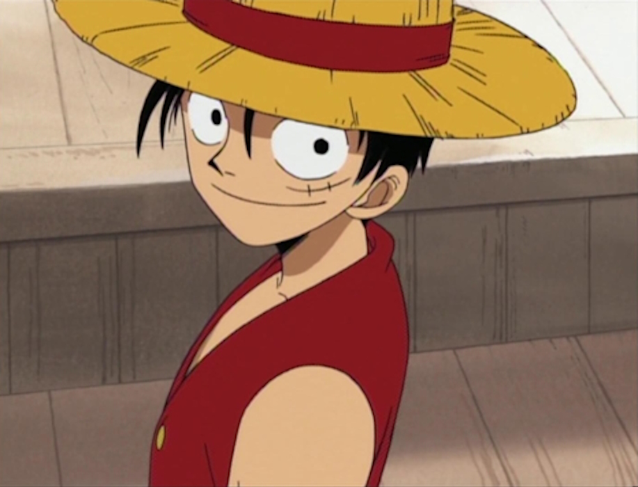 Luffy in Romance Dawn arc.