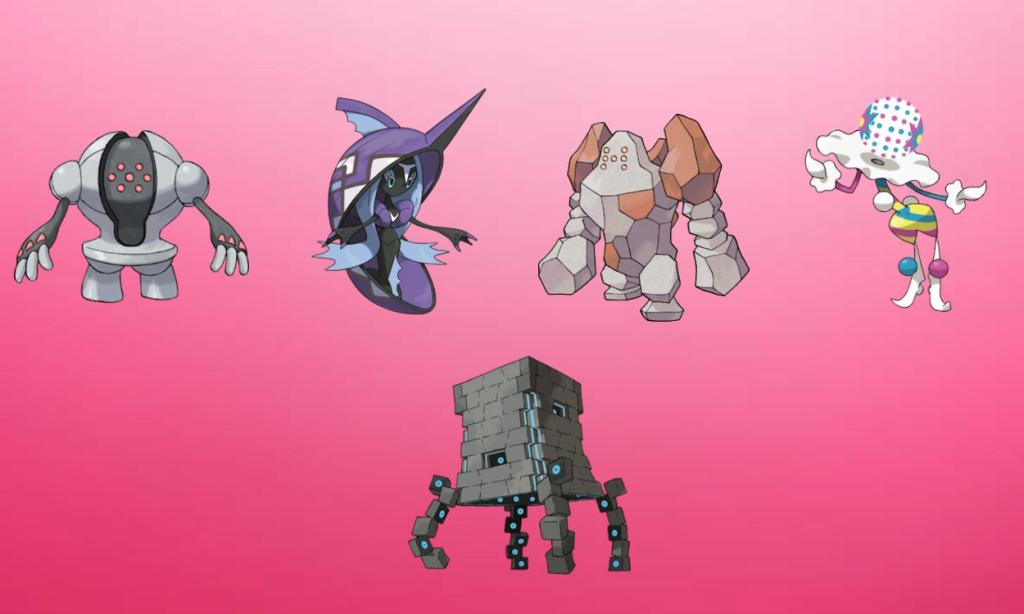 Five Pokemon appearing in special events