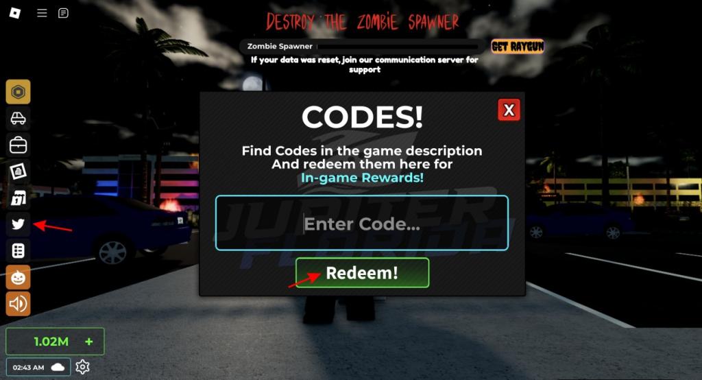 Jupiter Florida Codes Redeem