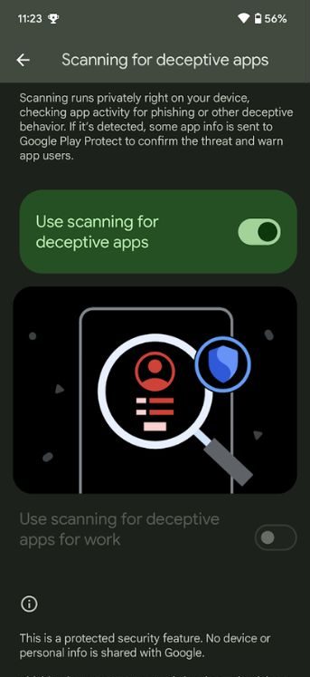 Scanning for deceptive apps