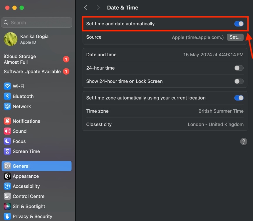 6 Ways to Fix MacBook Showing Wrong Date and Time Beebom