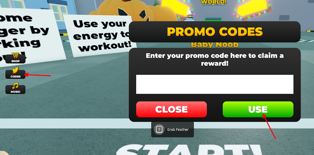 Strongman Simulator codes redeem option