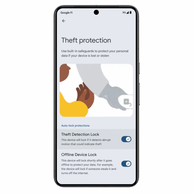 Theft Detection in Android