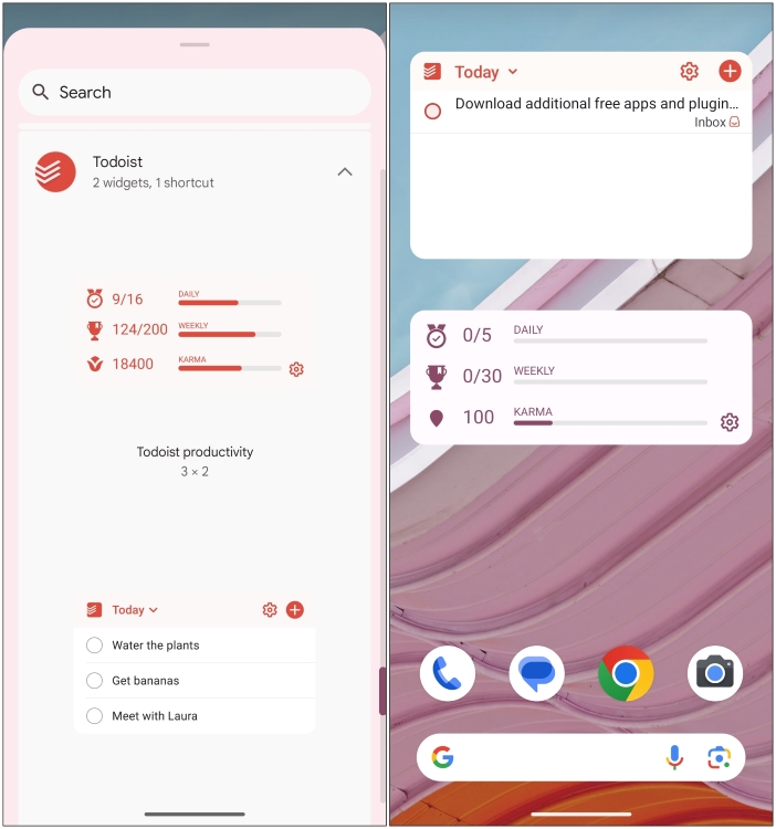 Todoist Widgets Android App