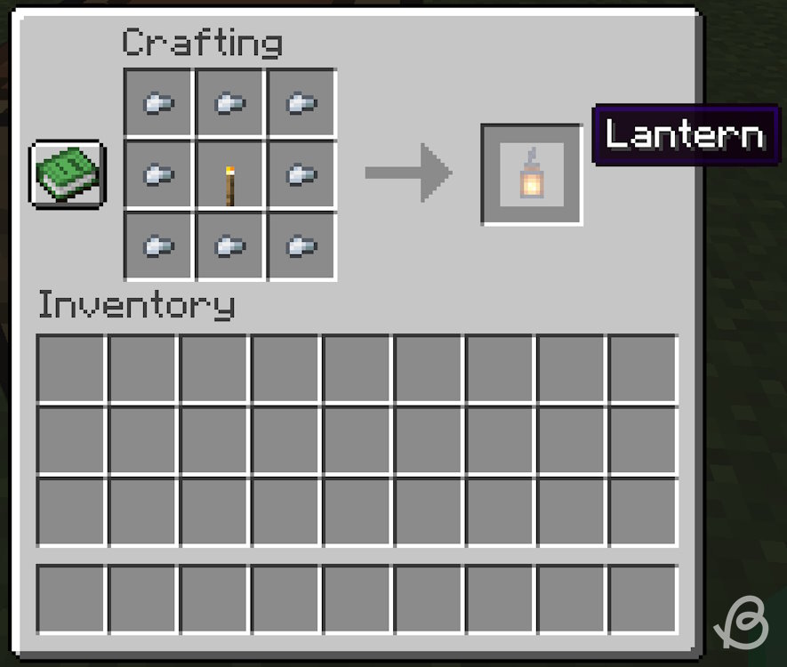 Lantern crafting recipe