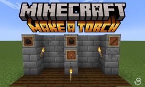 How to Make a Torch in Minecraft 