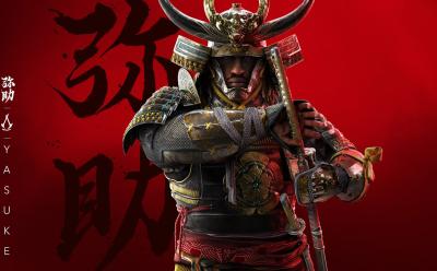 Yasuke as depicted in Assassin's Creed Shadows