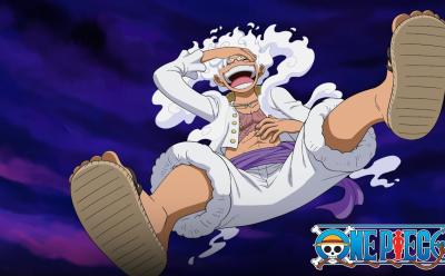 Luffy in Gear 5 form in One Piece