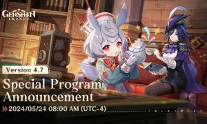 Genshin Impact 4.7 Livestream Date and Time (Countdown Timer)