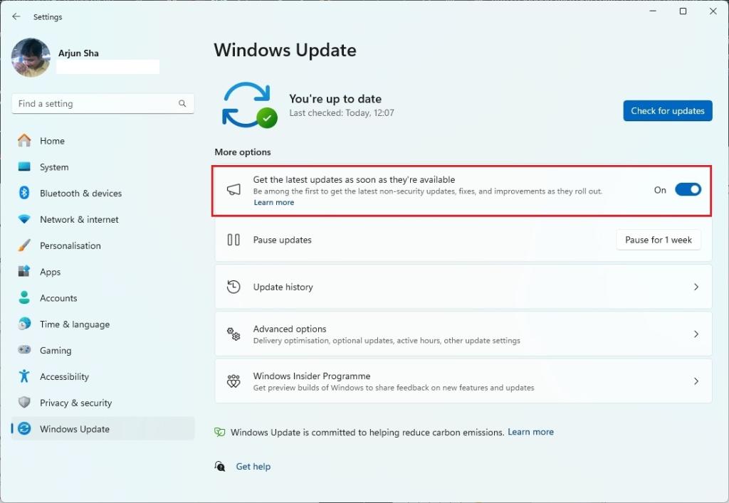 get windows 11 24h2 update early