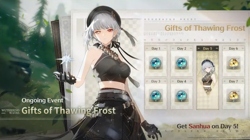 Gifts of Thawing Frost Wuthering Waves event