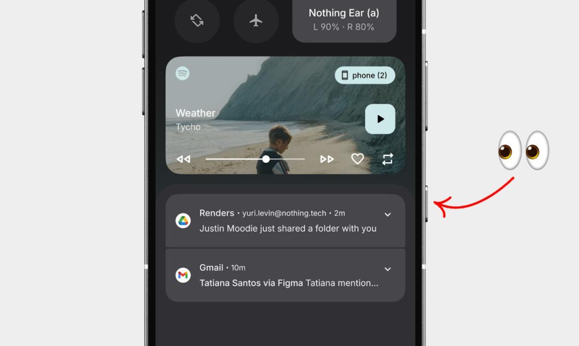 nothing phone 3 action button spotted