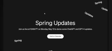 openai spring updates event