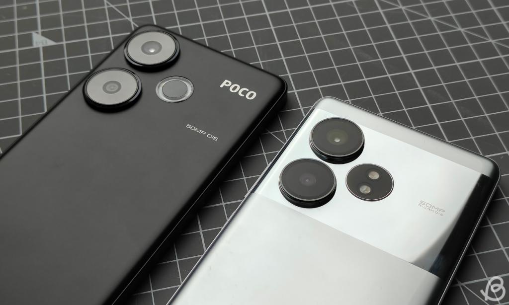 realme gt 6t vs poco f6 camera module design