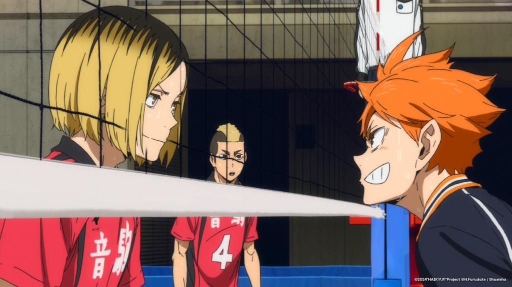 Hinata and Kenma in Haikyuu Dumpster Battle