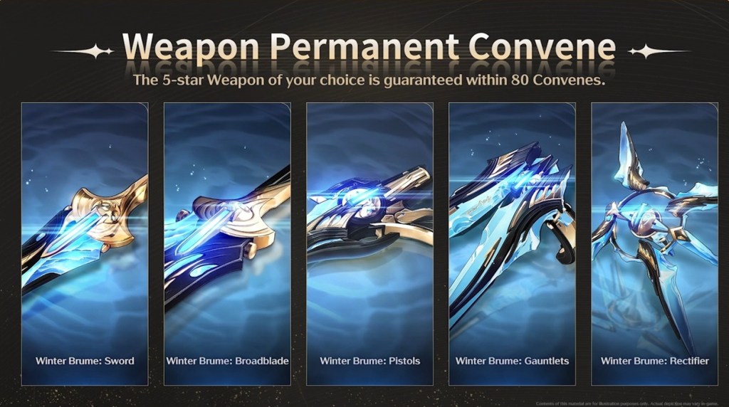 Wuthering Waves Permanent Weapon Convene