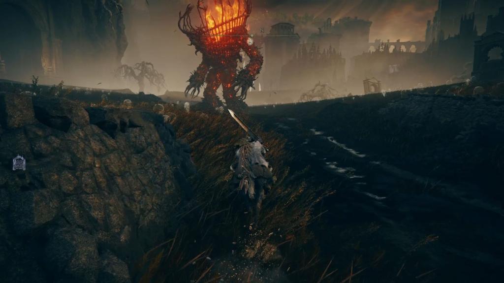 A Furnace Golem in Elden Ring Shadow of the Erdtree