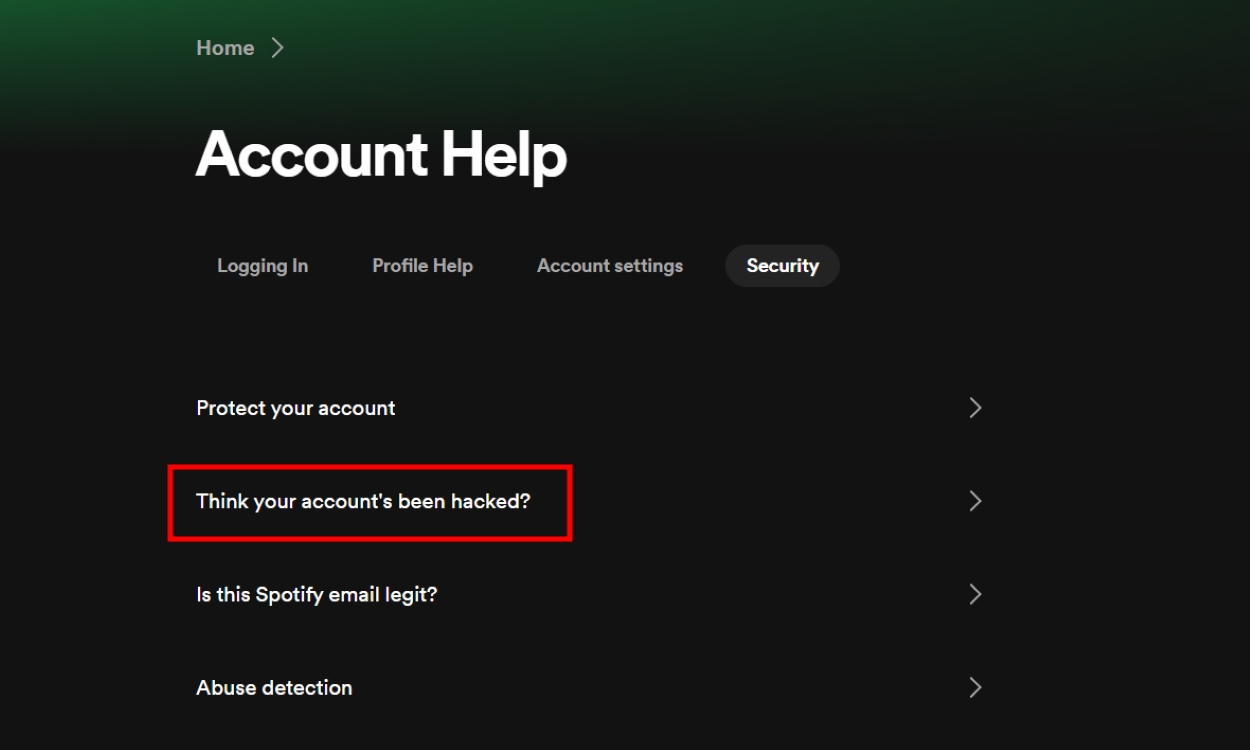 Account Hacked Spotify Support