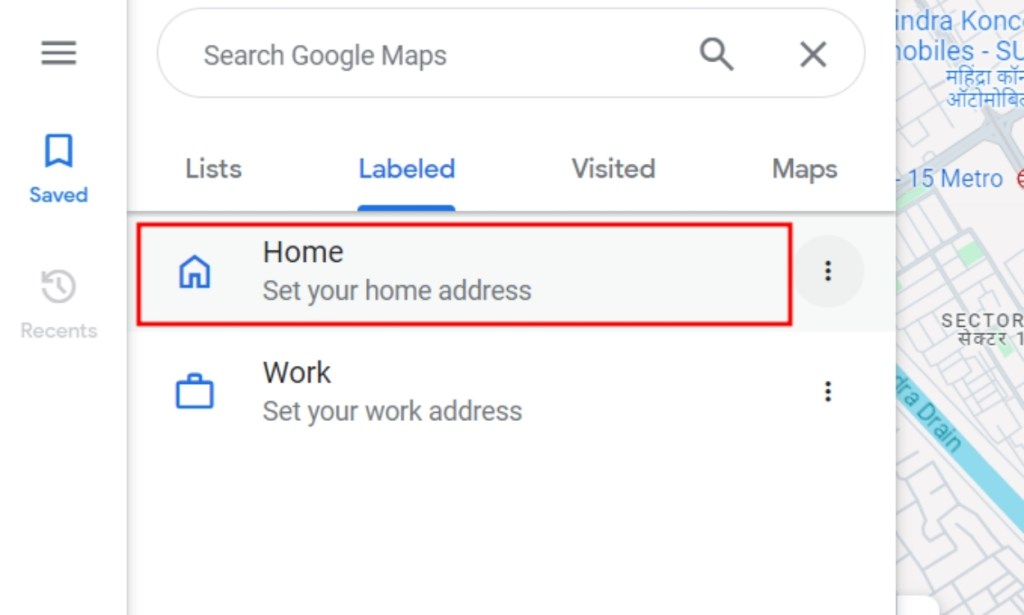 Add New Home Address Google Maps