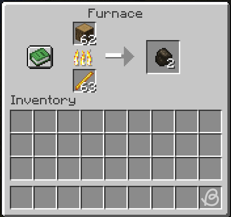 Using blaze rods as fuel in a furnace in Minecraft