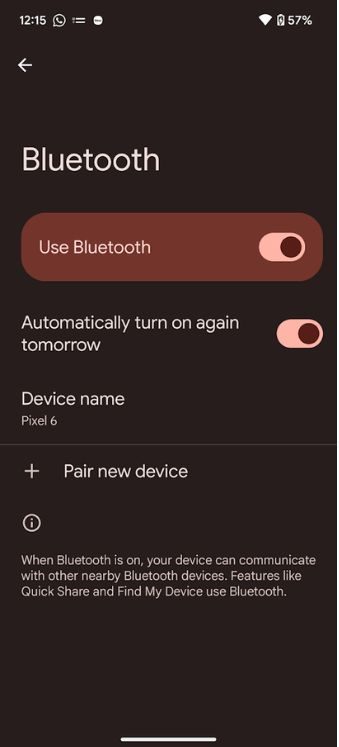 Bluetooth turn on automatically