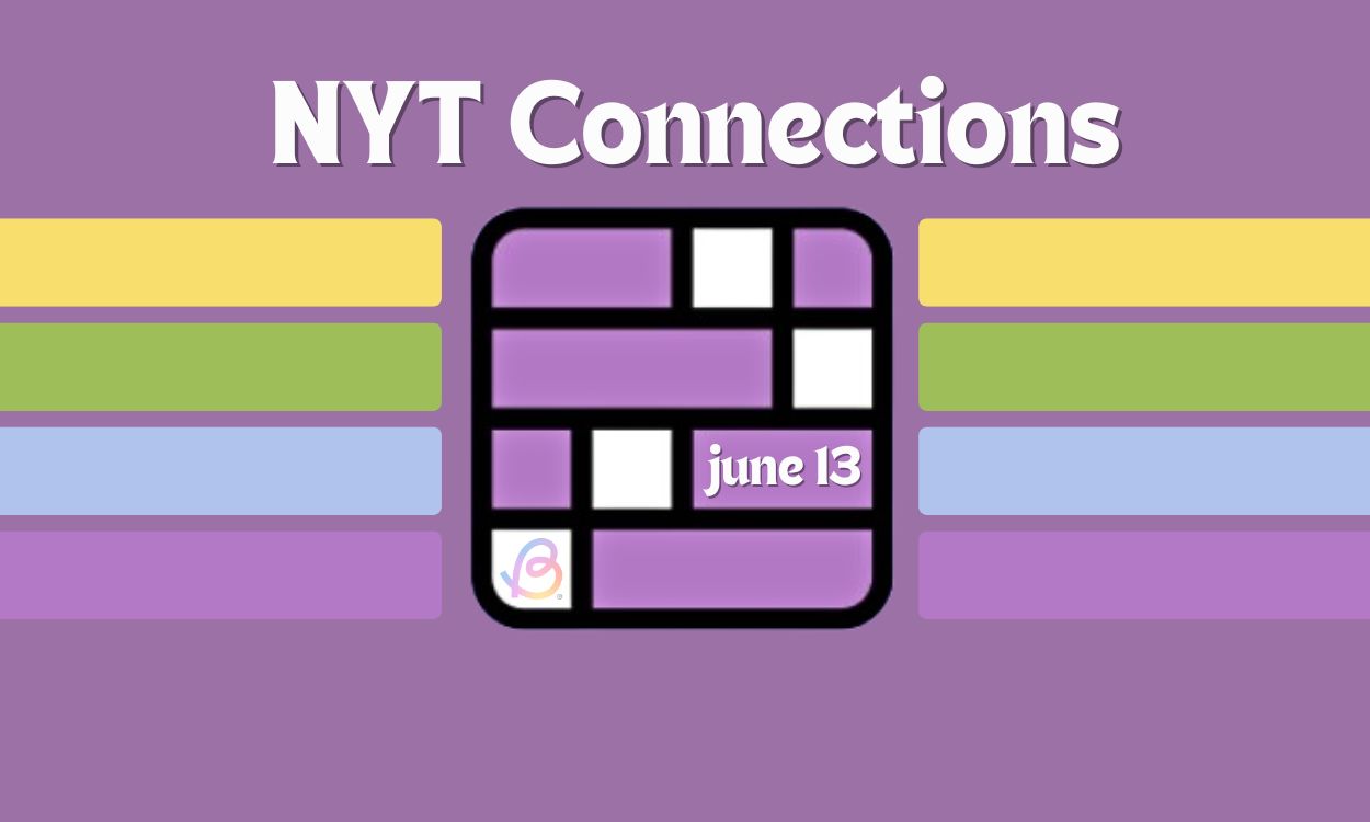 NYT Connections Today Hints and Answers for June 13, 2024 Beebom