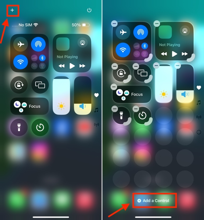 Customize the new Control Center in iOS 18
