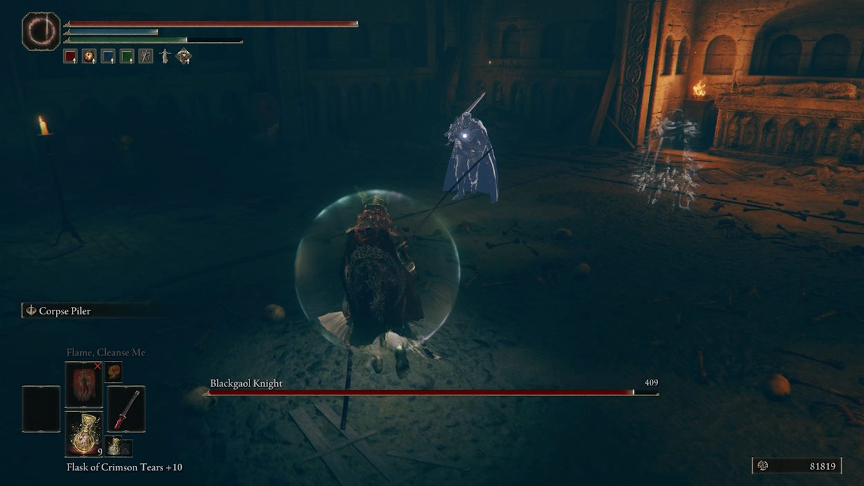 How To Beat The Blackgaol Knight In Elden Ring Shadow Of The Erdtree   Defeat Blackgaol Knight 