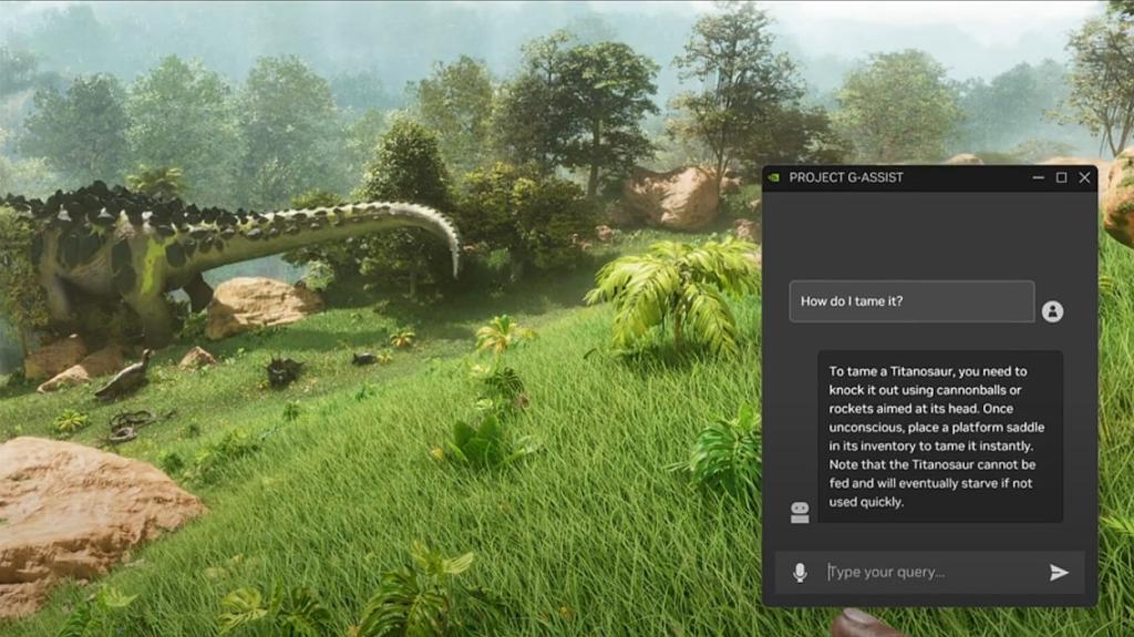 G-Assist helping detect things on screen