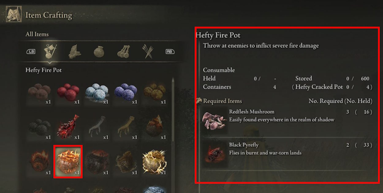 How To Craft Hefty Fire And Furnace Pots In Elden Ring DLC Beebom   Hefty Fire Pot Recipe And Requirement In Elden Ring Shadow Of The Erdtree 