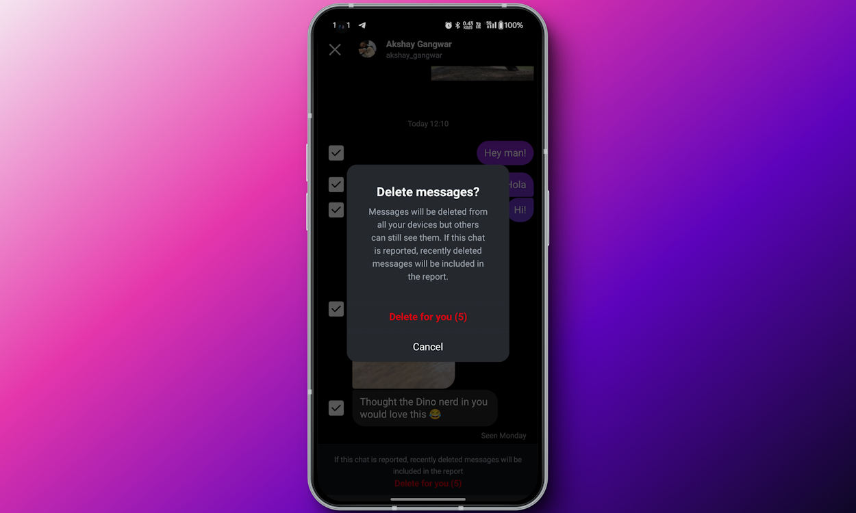 How to Delete Instagram Messages (2024 Guide) | Beebom