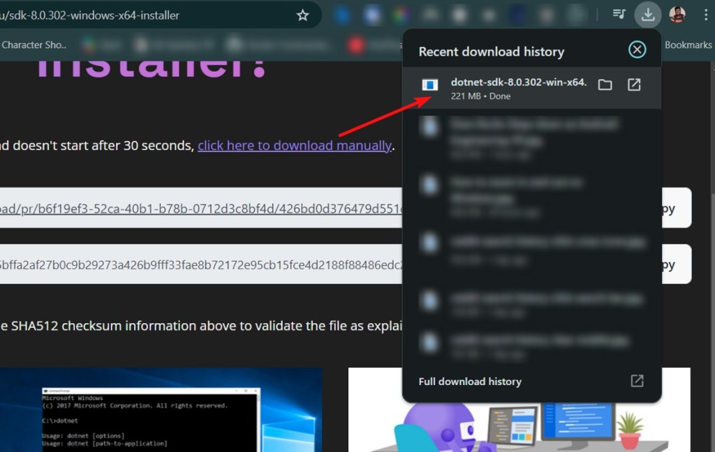 Launch .net installer to Fix Error 0x80070643 Windows
