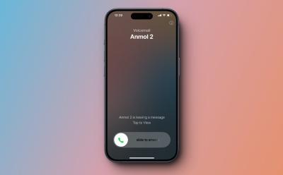 Live Voicemail Feature iPhones India
