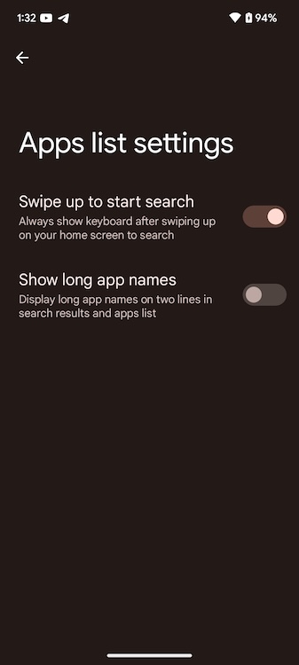 Long App Names Android 15