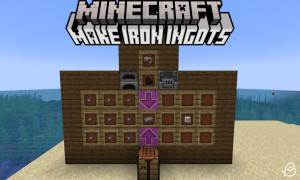 How to Make Iron Ingots in Minecraft