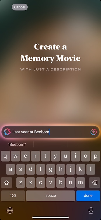 Memory Movie Apple Intelligence