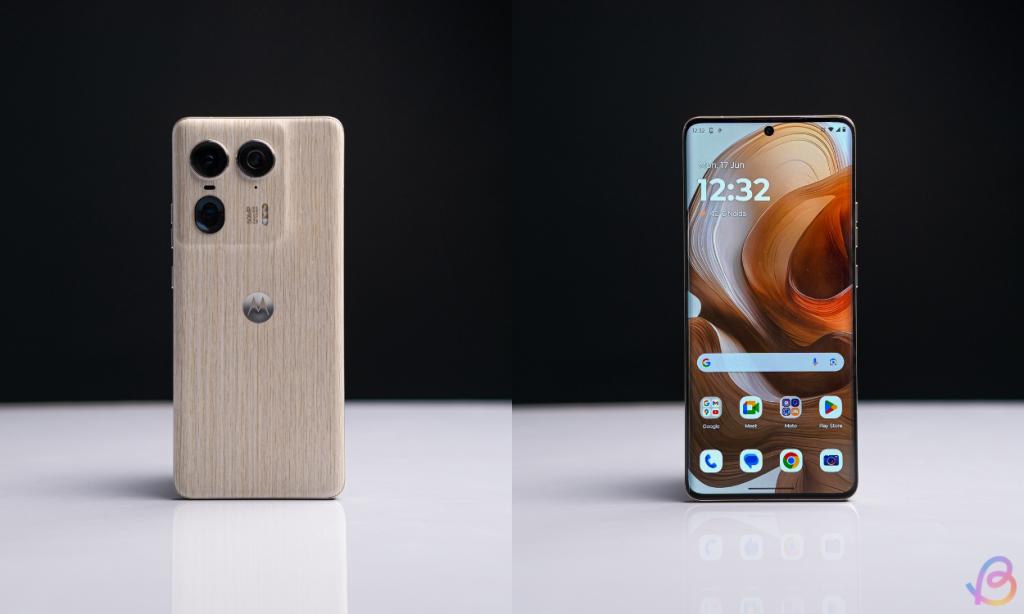 Moto Edge 50 Ultra Front and Back Design