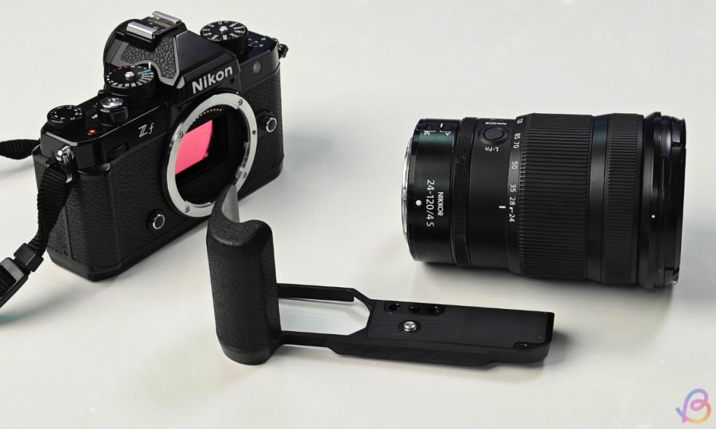 Nikon Zf with Lens and External Grip Detached