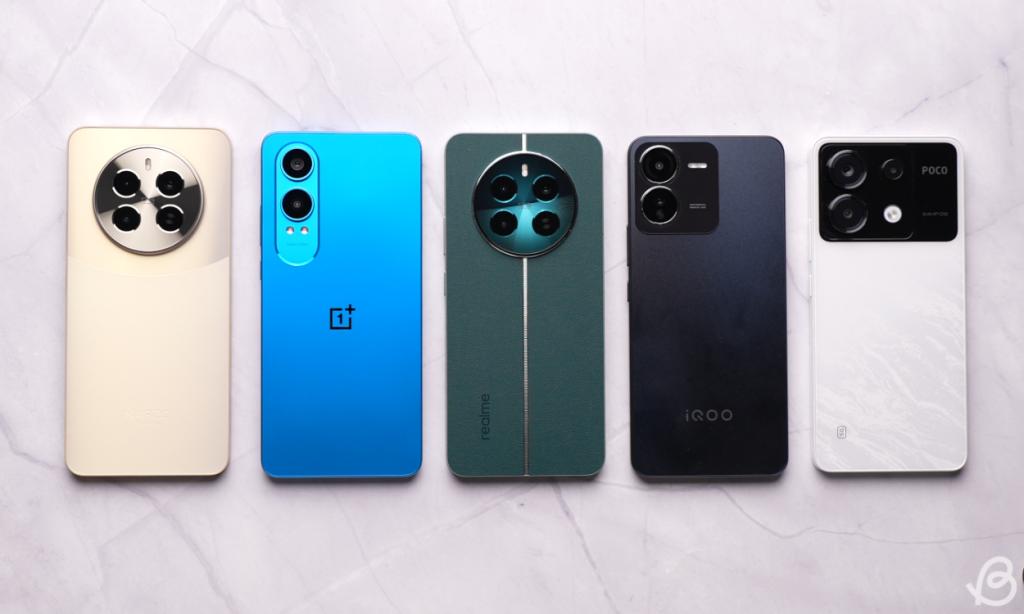 OnePlus Nord CE 4 Lite with its competitor phones