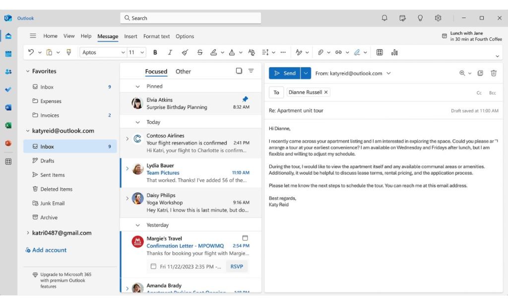 Outlook - free email services