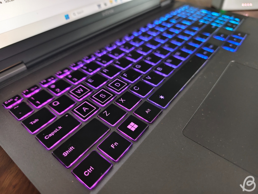 RGB on the Infinix GT Book Keyboard